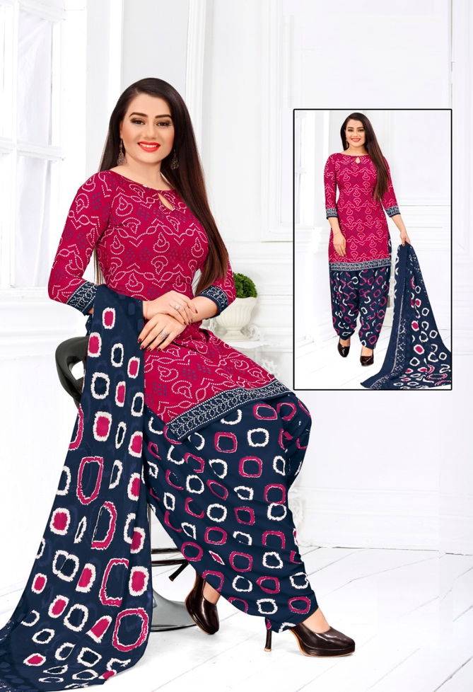 Patiyala House 1 Regular Wear Cotton Printed Leon Dress Material Collection